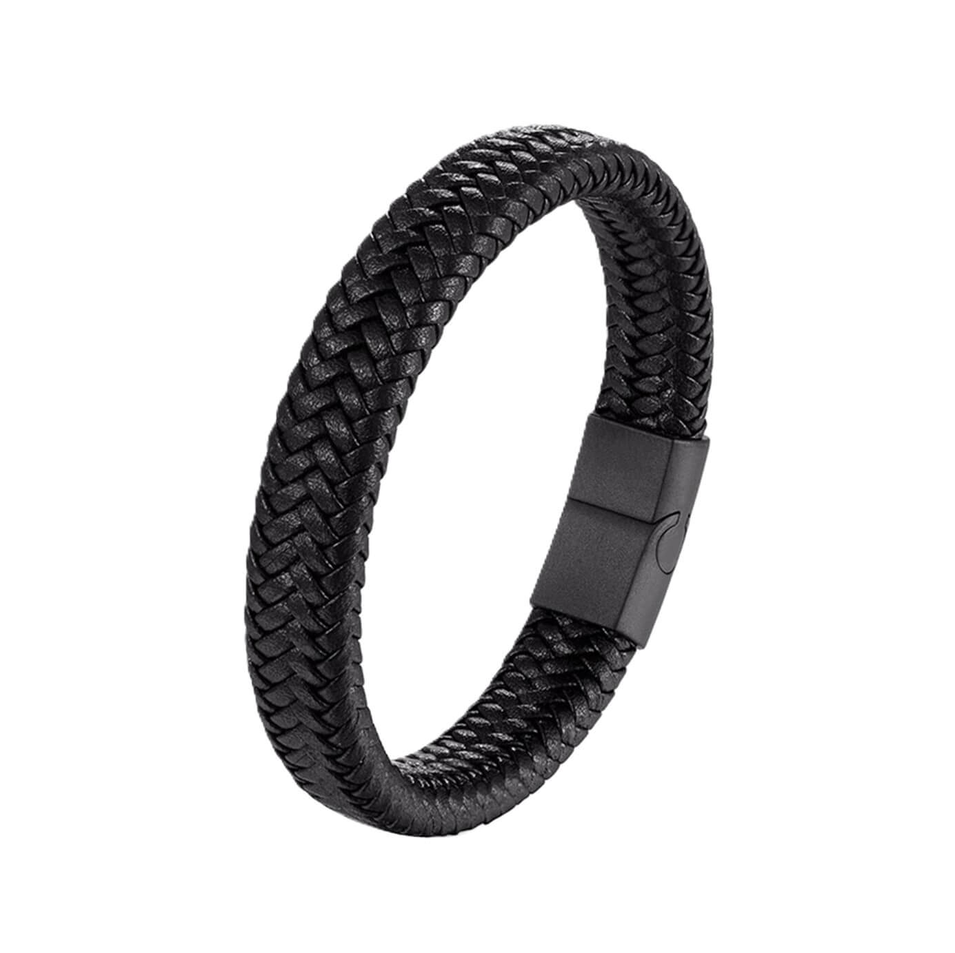 Mens All Black Historical Bracelet