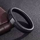 Mens All Black Historical Bracelet
