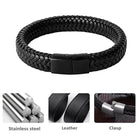 Mens All Black Historical Bracelet