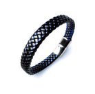Mens Energy Leather Bracelet