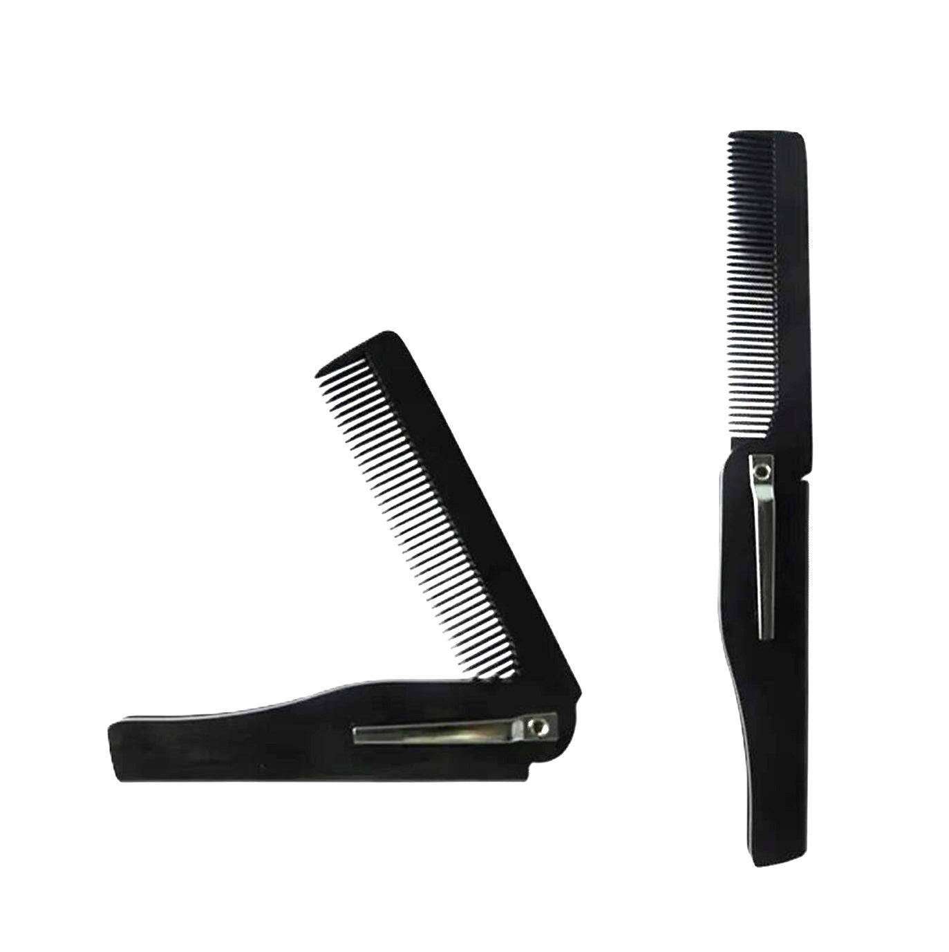 Mens Compact Folding Acrylic Beard Comb