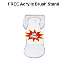Clear Acrylic Brush Stand