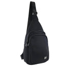 GAP Men's Nylon Sling Bag in Black