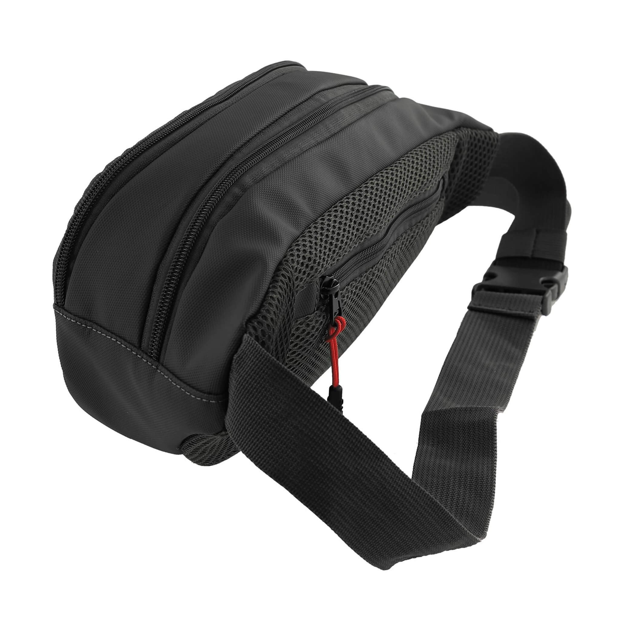 GAP 69 Water Repellent Nylon Sling Waist Bag in Black