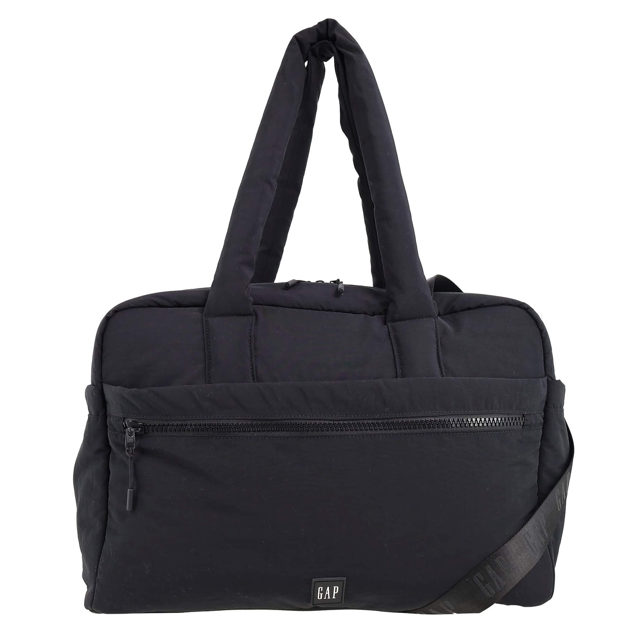 GAP 85 Nylon Modern Overnighter Tote Bag in Black