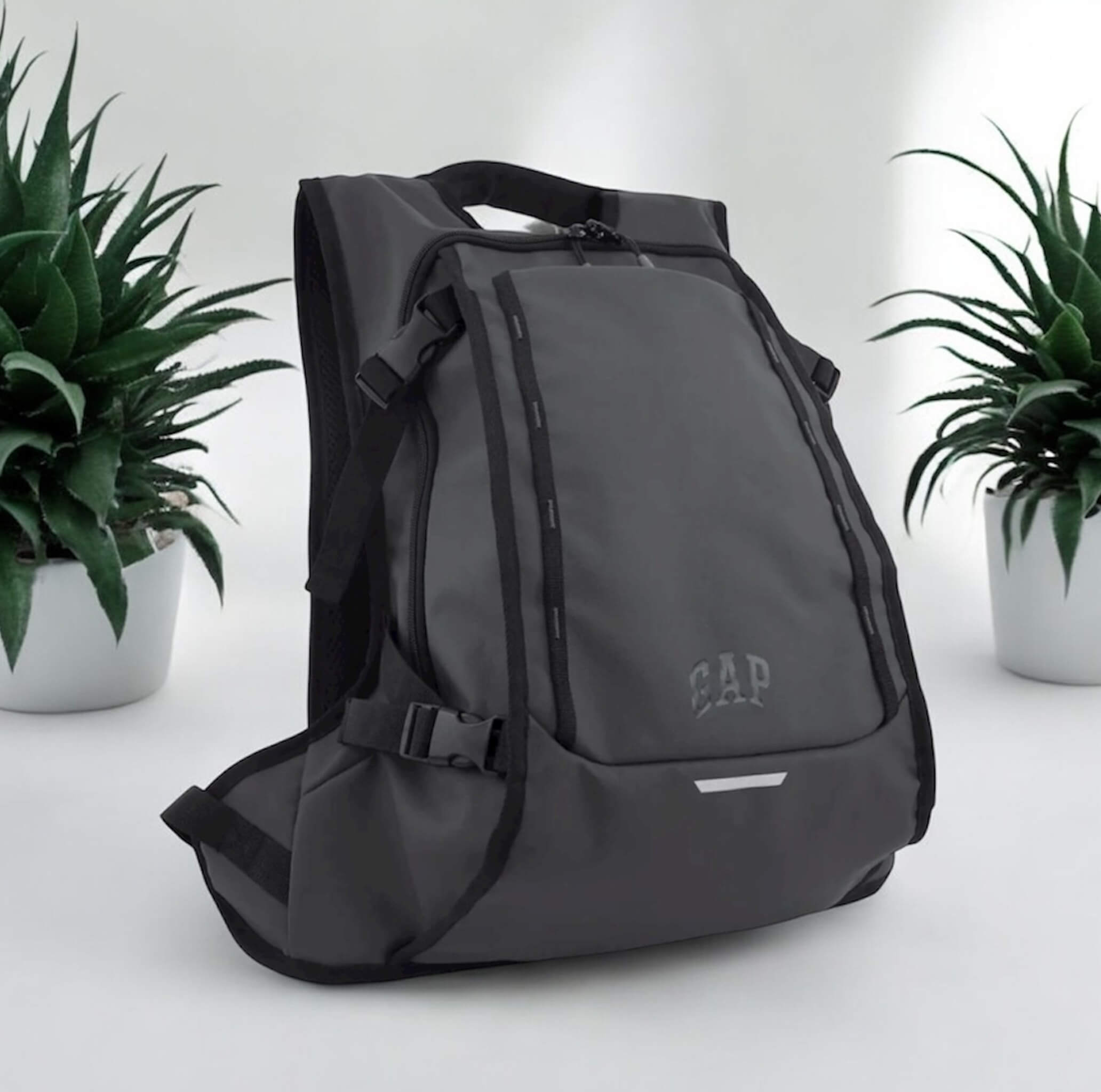 GAP Water Repellent Travel Backpack in Charcoal
