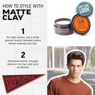 American Crew Matte Clay + Cleansing S-poo Duo Set