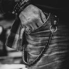 Billy The Kid Mens Leather Wallet/Chain