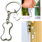 Dog and Bone Keyring Holder