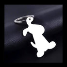 Smiling Puppy Dog Keyring Holder