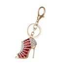 Crystal Heel Keyring with Clasp