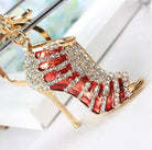 Crystal Heel Keyring with Clasp