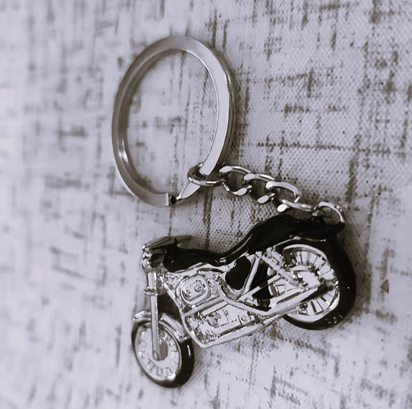 Motorcycle Alloy Keyring Holder
