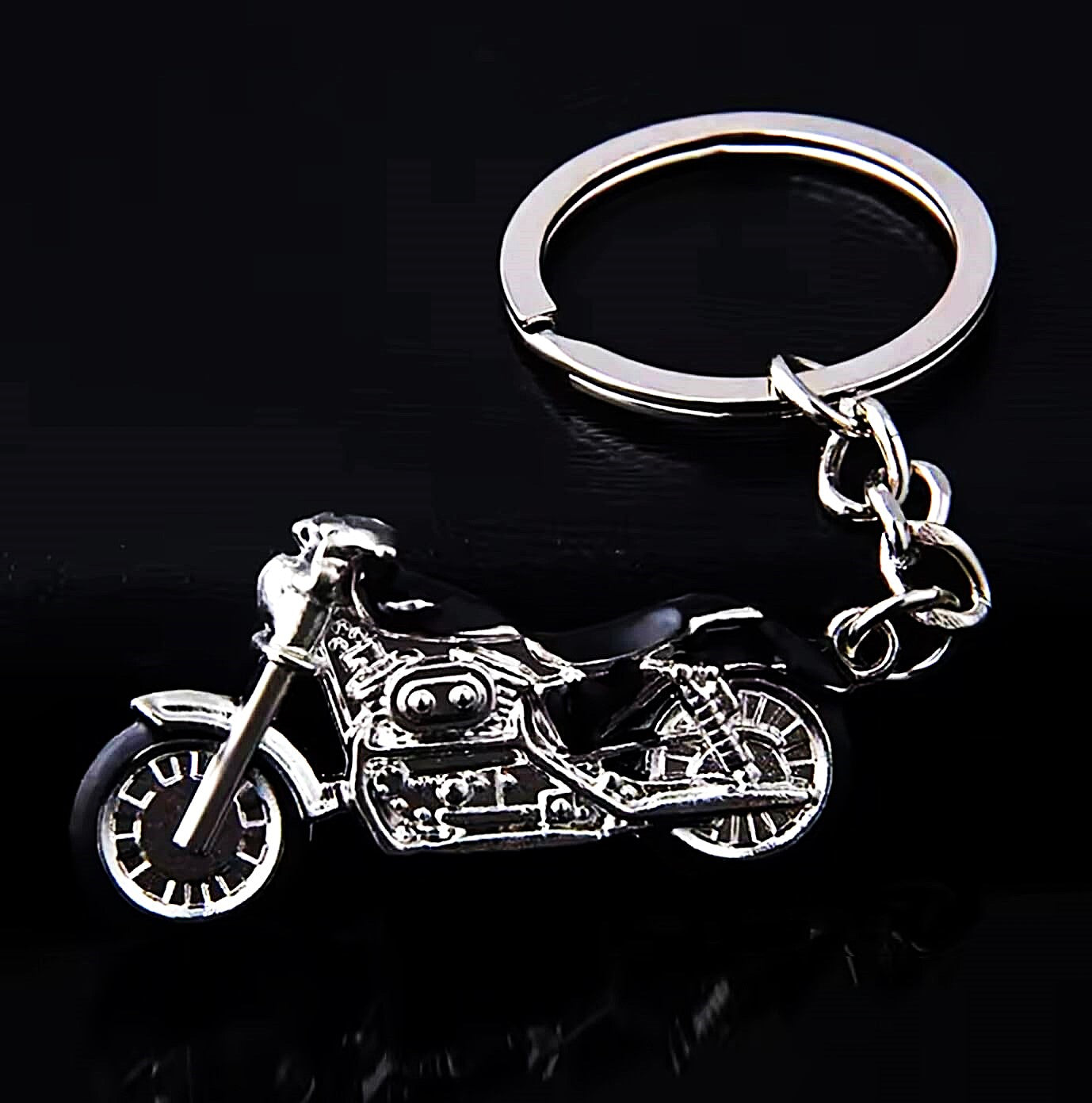 Motorcycle Alloy Keyring Holder