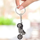 Motorcycle Alloy Keyring Holder