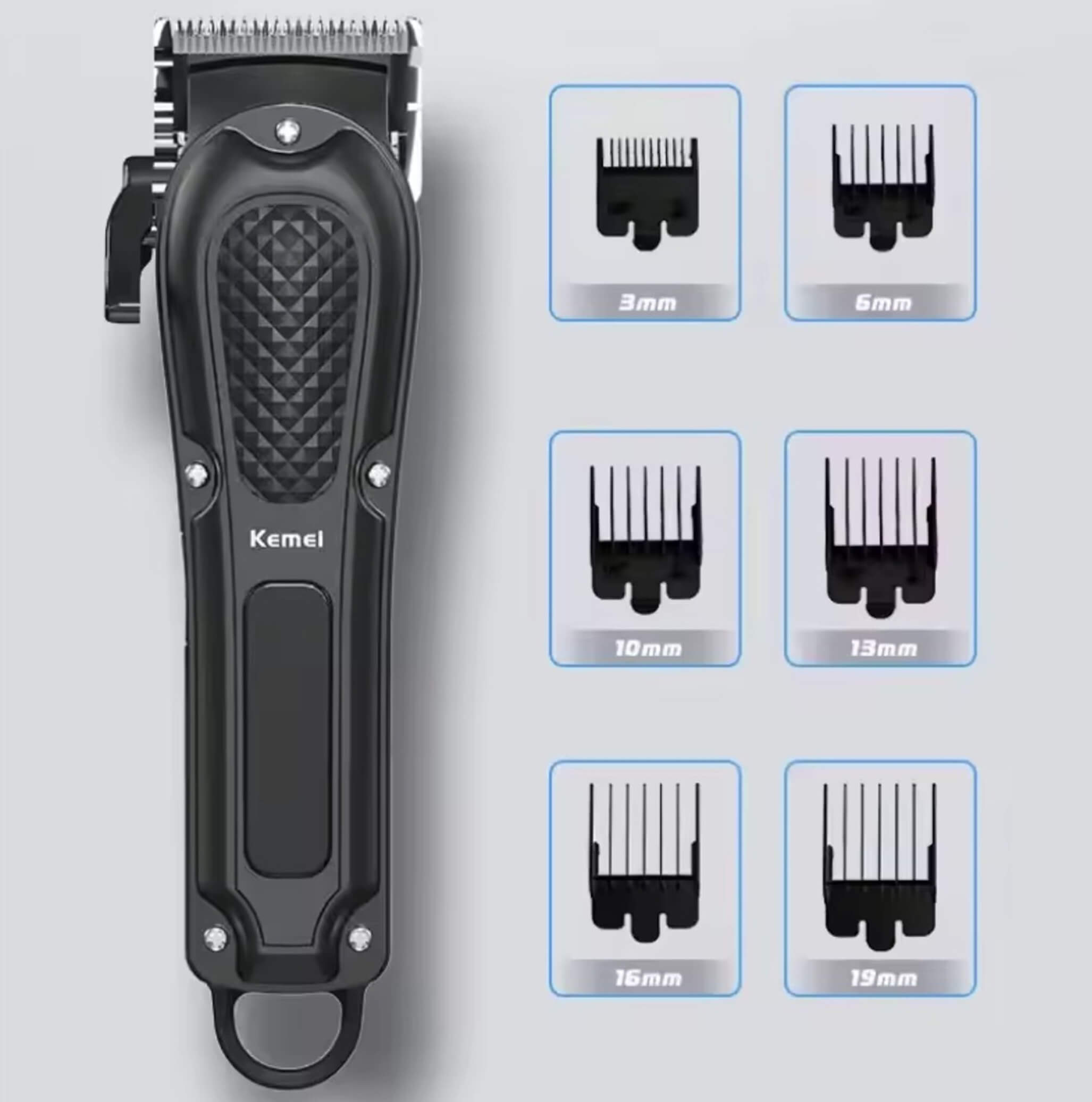 Kemei KM-1071 clipper with guide combs
