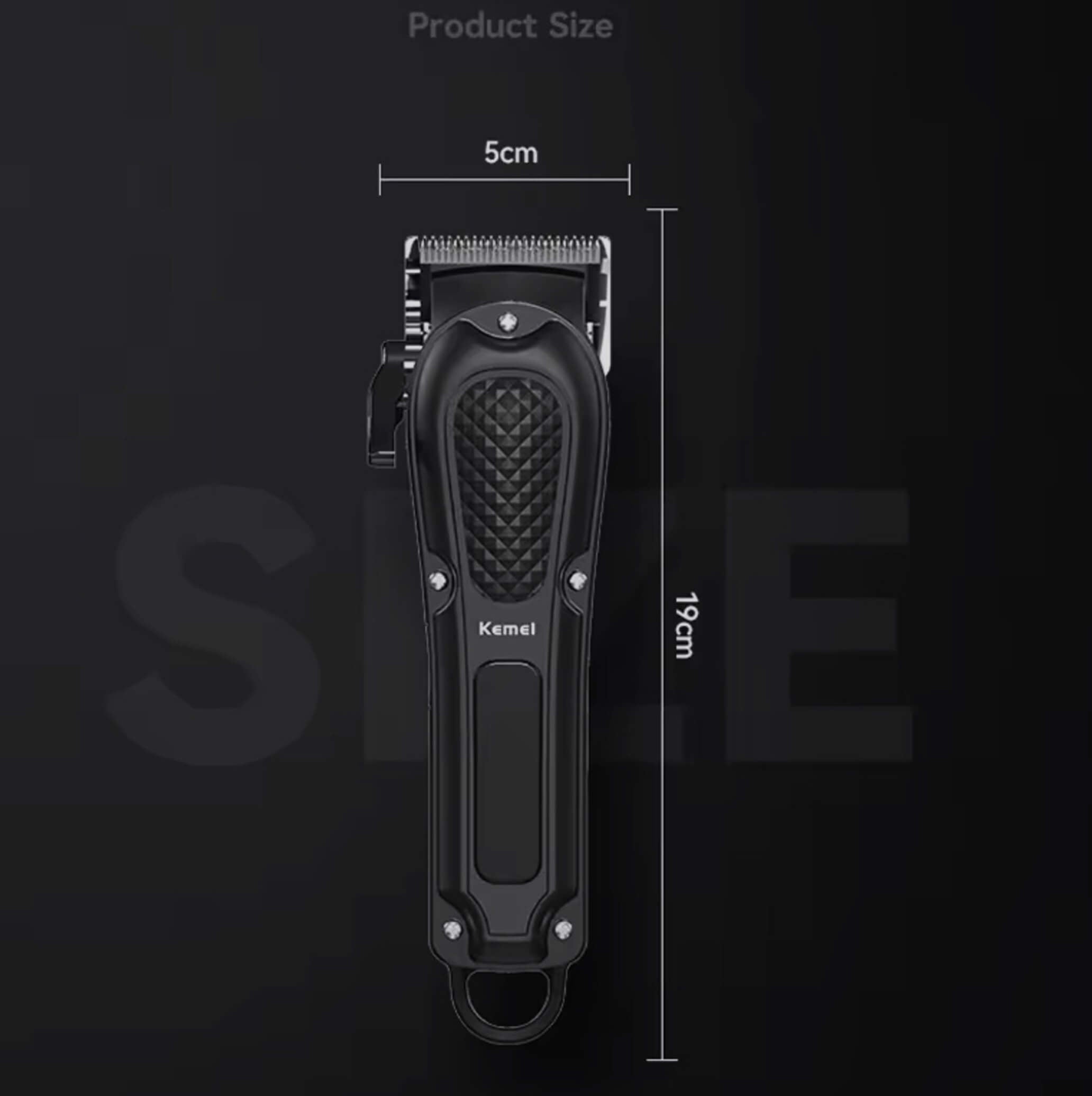 Kemei KM-1071 clipper with guide combs