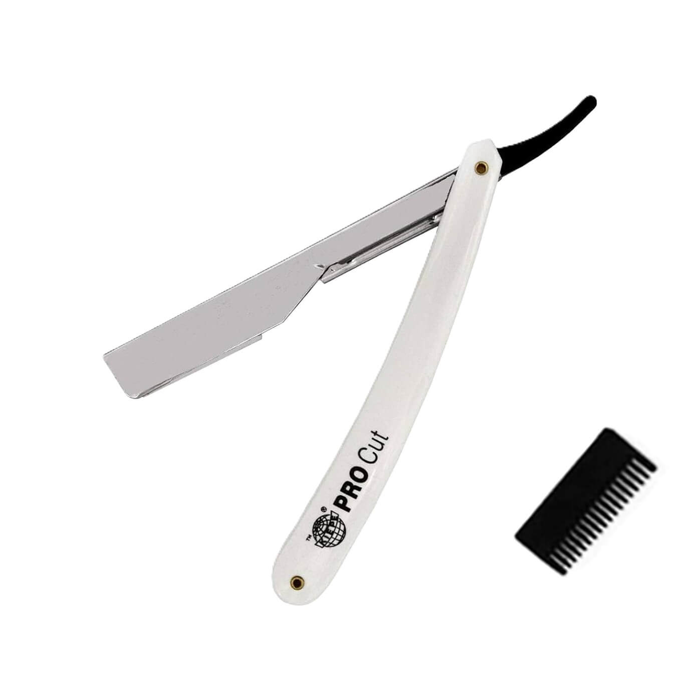KIEPE PRO Professional Folding Straight Razor in White