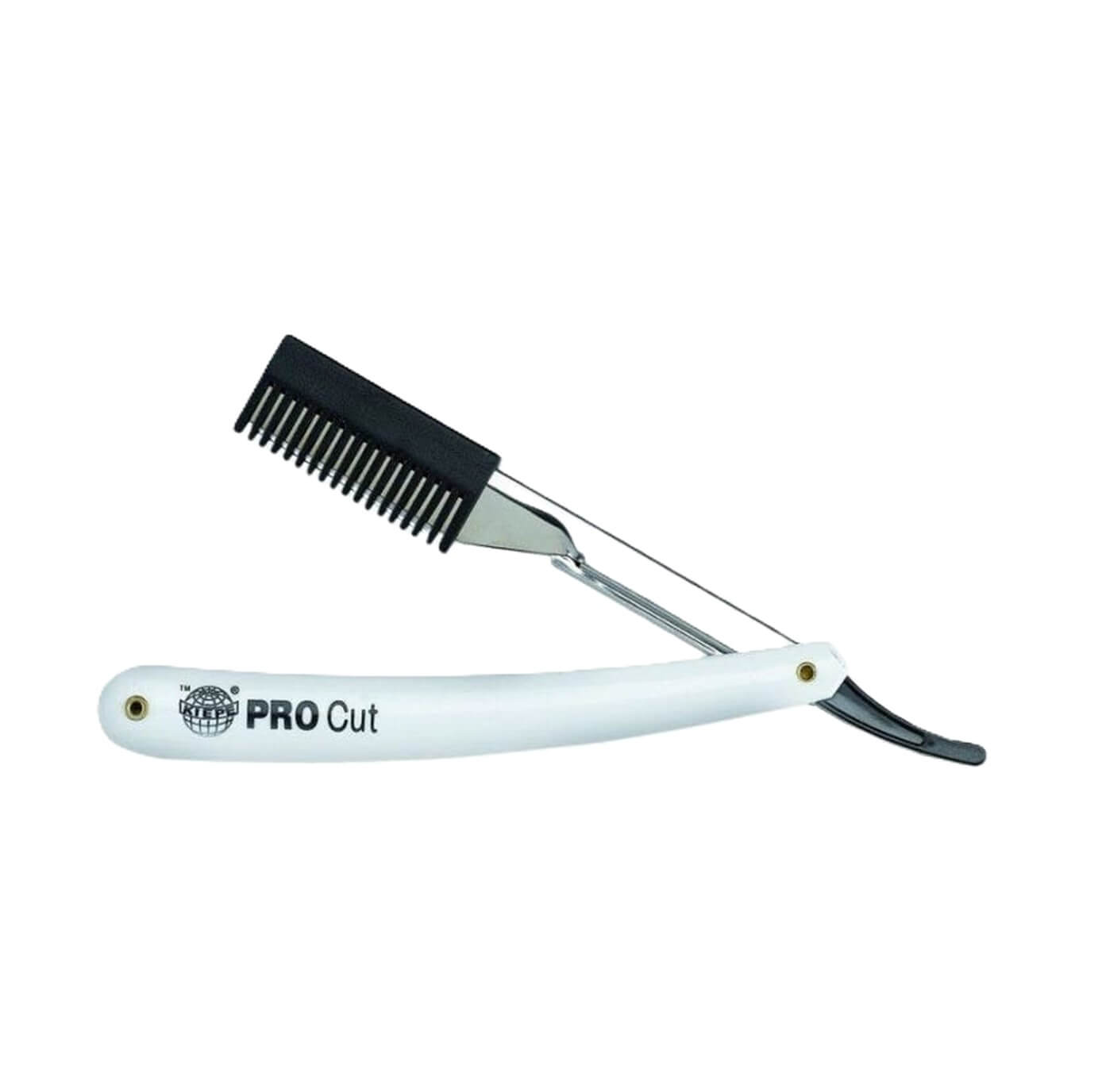 KIEPE PRO Professional Folding Straight Razor in White