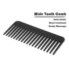 Large 19 Teeth Detangling Black Comb