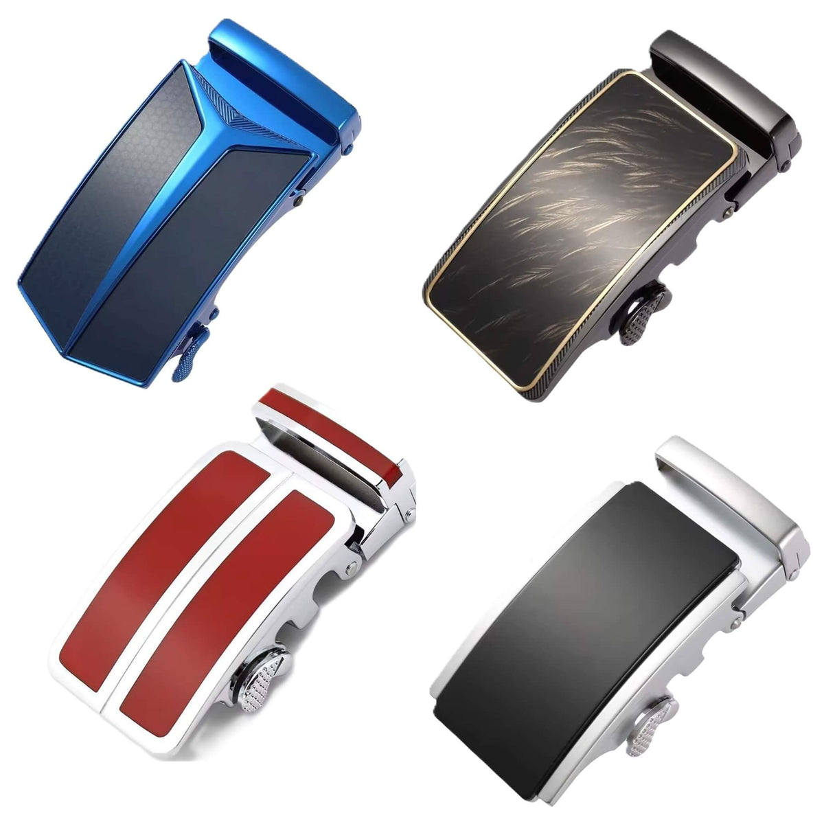 Automatic Ratchet Belt Buckle – Hole-Free Micro-Adjust Lock – Lords ...