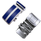 Automatic ratchet belt buckle zinc alloy finish