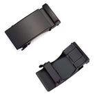 Automatic ratchet belt buckle zinc alloy finish