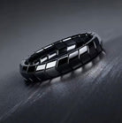 Men’s Black Hematite Arrow Stone Bracelet
