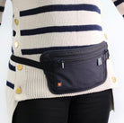Milleni Travel RFID Money Belt Waist Stash/Black