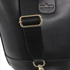Milleni PV4033 Black Ladies Vegan Leather Bucket Crossbody Bag 