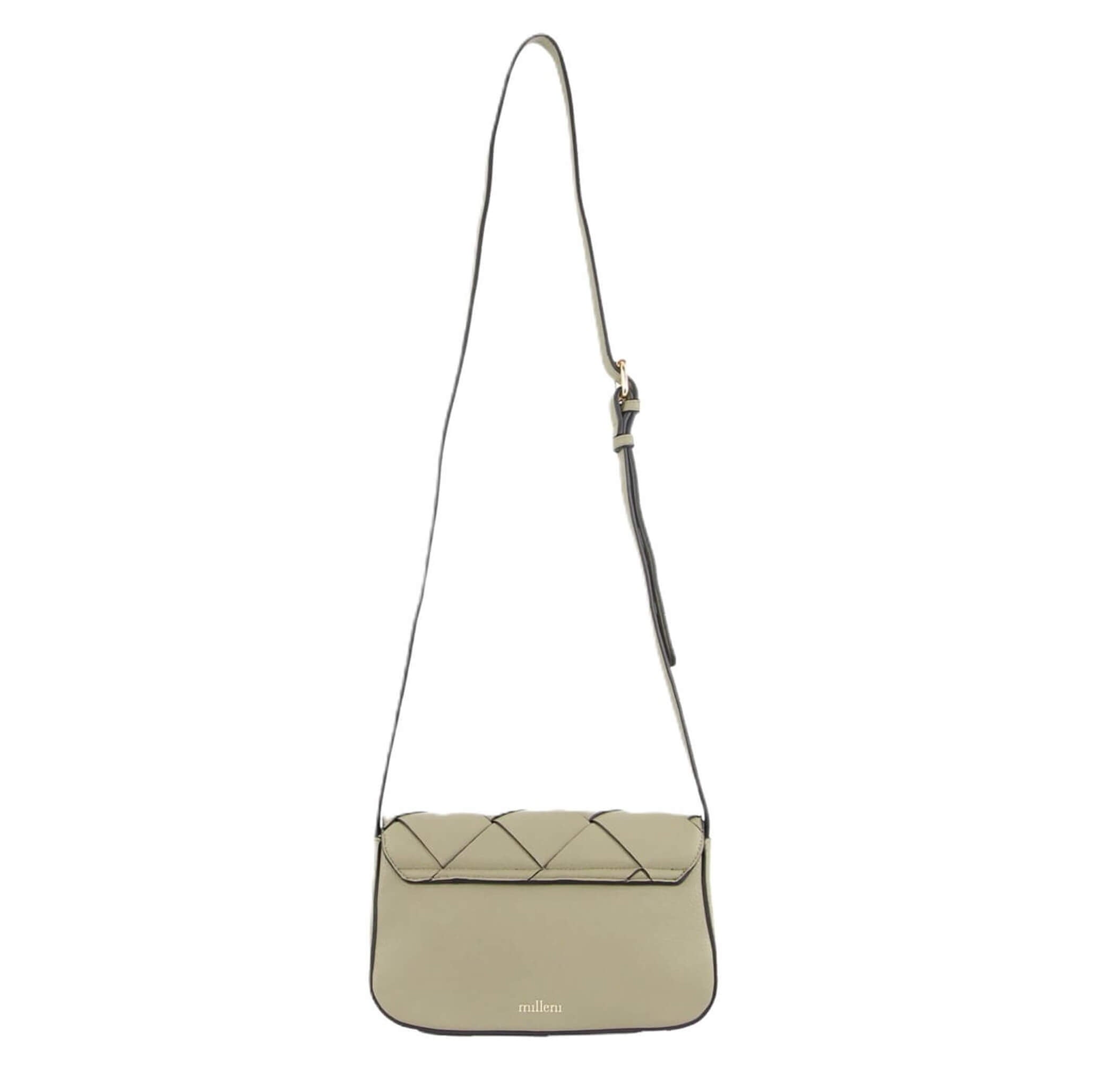 Milleni Ladies Woven Fashion Crossbody Bag in Mint
