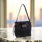 Milleni PV4034 Black Ladies Vegan Leather Fashion Mini Tote Bag