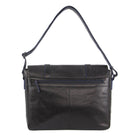 Pierre Cardin PC3313 Crumple Leather Computer Bag/Black