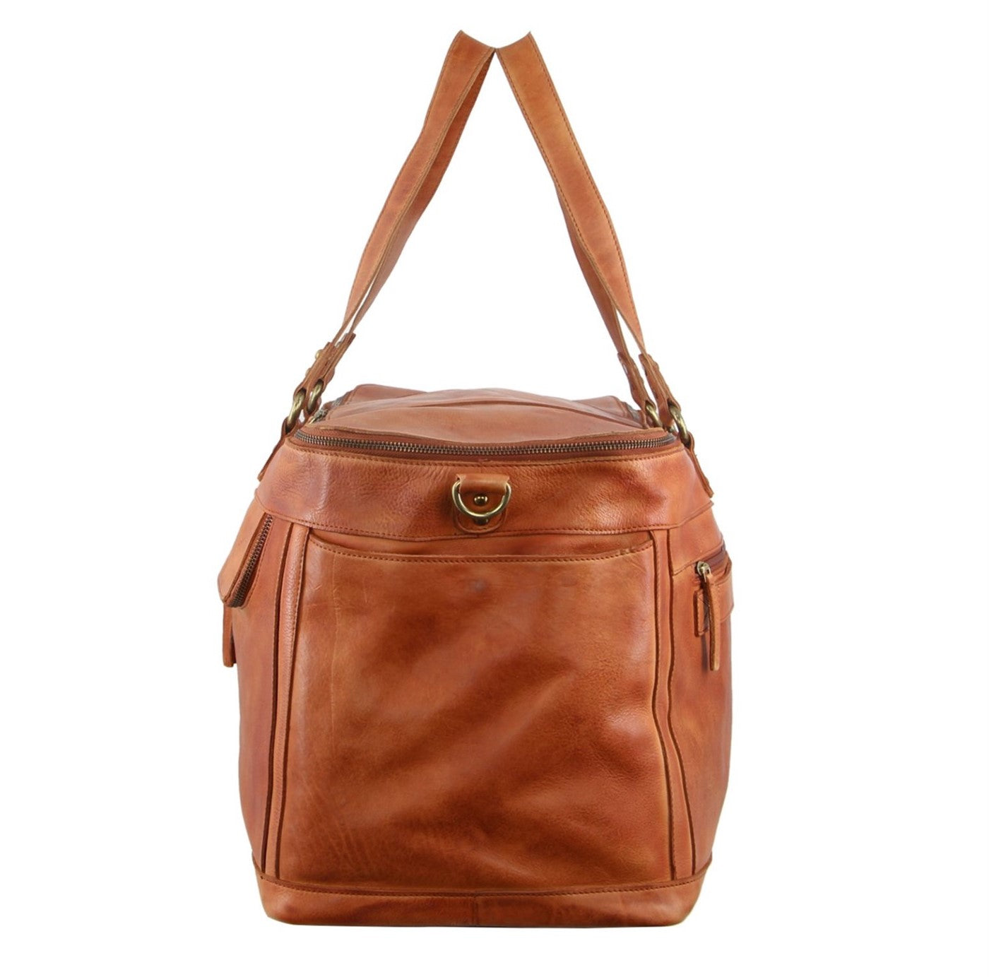 Pierre Cardin PC3342 Leather Overnight Bag/Cognac