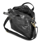 Pierre Cardin PC2807 Rustic Leather Computer Bag/Black