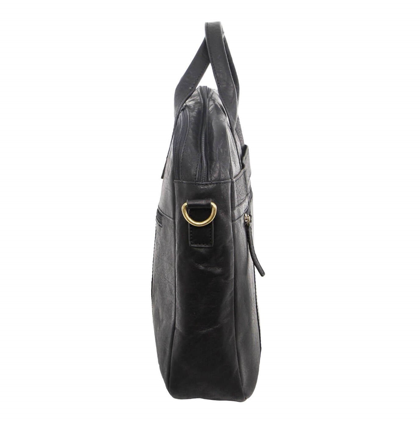 Pierre Cardin PC2807 Rustic Leather Computer Bag/Black