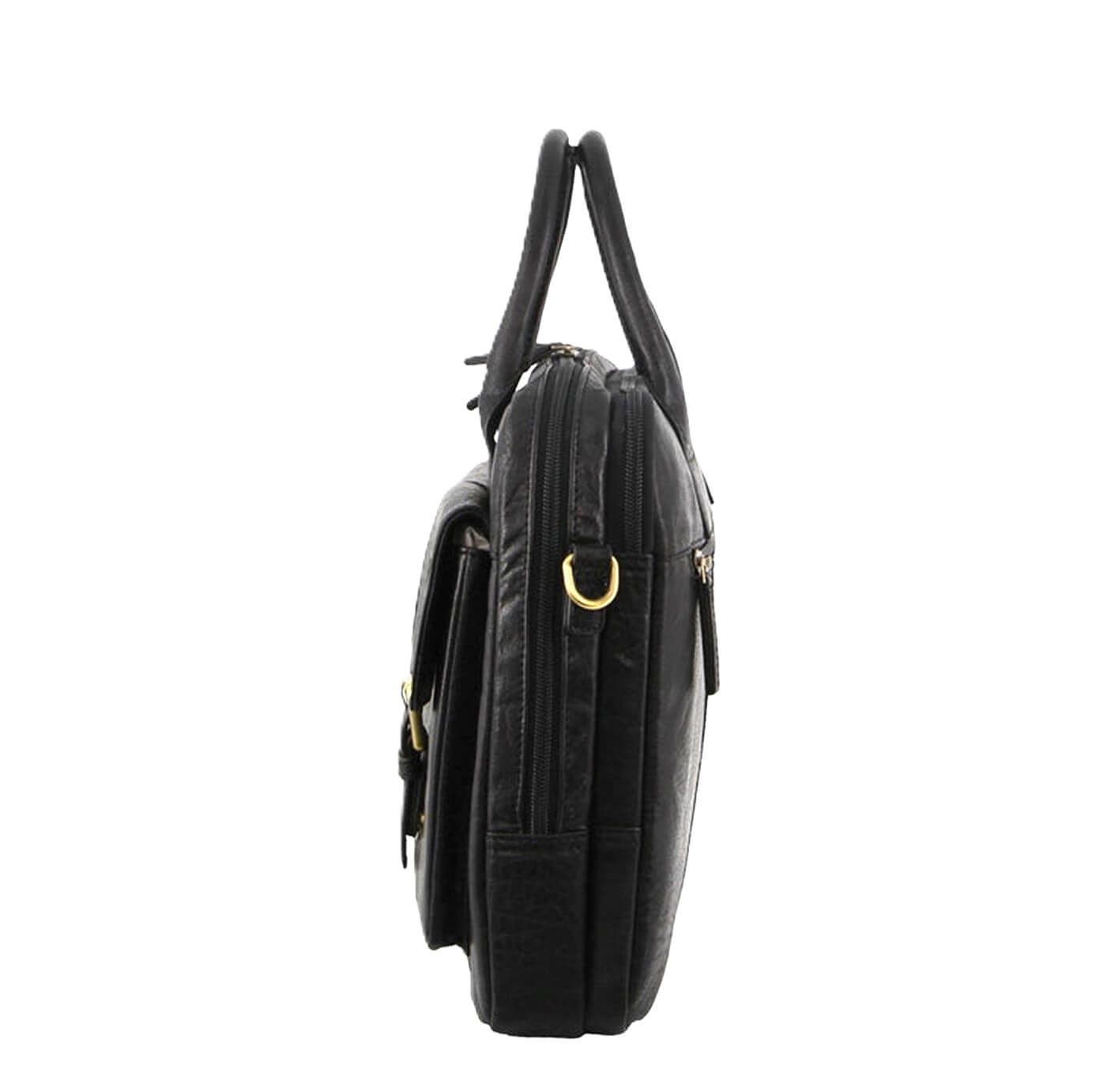 Pierre Cardin Leather Multi-Compartment Business Bag