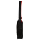 Pierre Cardin PC3700 Leather Flap-Over Computer-Bag/Black
