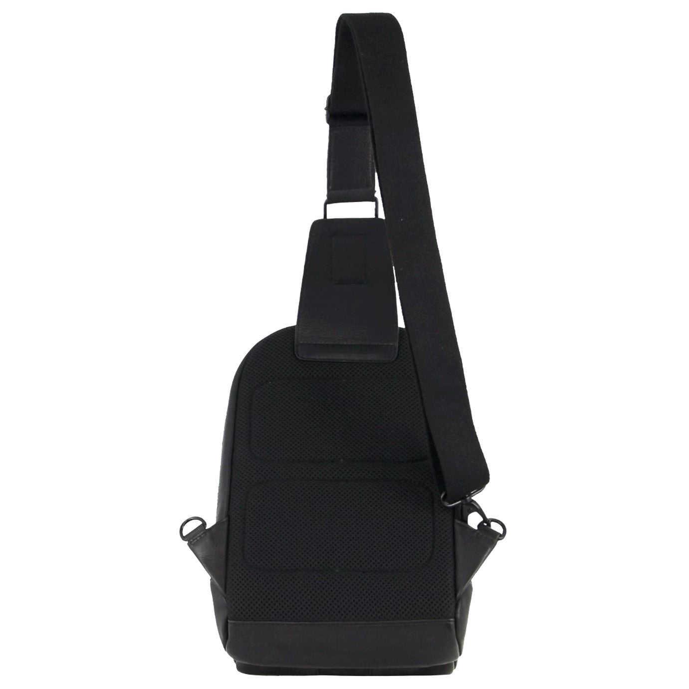 Pierre Cardin PC3882 Italian Leather Large 3-Way Sling Bag/Black