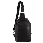 Pierre Cardin PC3882 Italian Leather Large 3-Way Sling Bag/Black