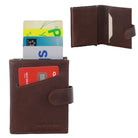 Pierre Cardin PC3644 Smart Slide Card Holder Tab Leather Wallet/Brown