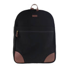 Pierre Cardin Mens Nomad Canvas Backpack in Black