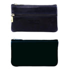 Pierre Cardin Leather Coin Purse – Key Holder in Midnight