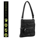 Pierre Cardin PC2417 Anti-Theft RFID Cross Body Bag/Black