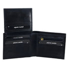 Pierre Cardin PC2630 Italian Leather Two Tone Bi-Fold Wallet/Blk-Midnight