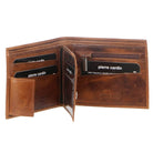 Pierre Cardin PC2812 Rustic Leather Bi-Fold Mens Wallet/Cognac