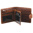 Pierre Cardin PC2813 Rustic Leather Mens Wallet/Cognac