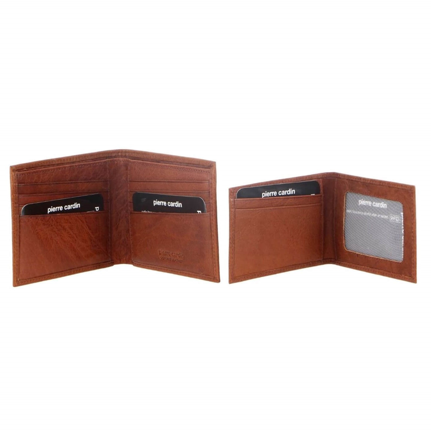 Pierre Cardin PC2819 Rustic Leather Bi-Fold Wallet/Chestnut