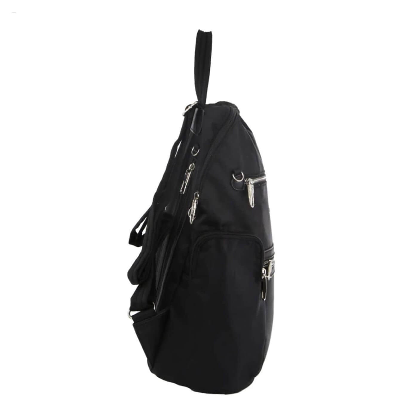 Pierre Cardin PC2891 Nylon Anti-Theft-RFID Backpack/Black