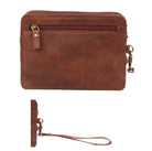 Pierre Cardin PC3133 Rustic Leather Organiser Bag/Chocolate